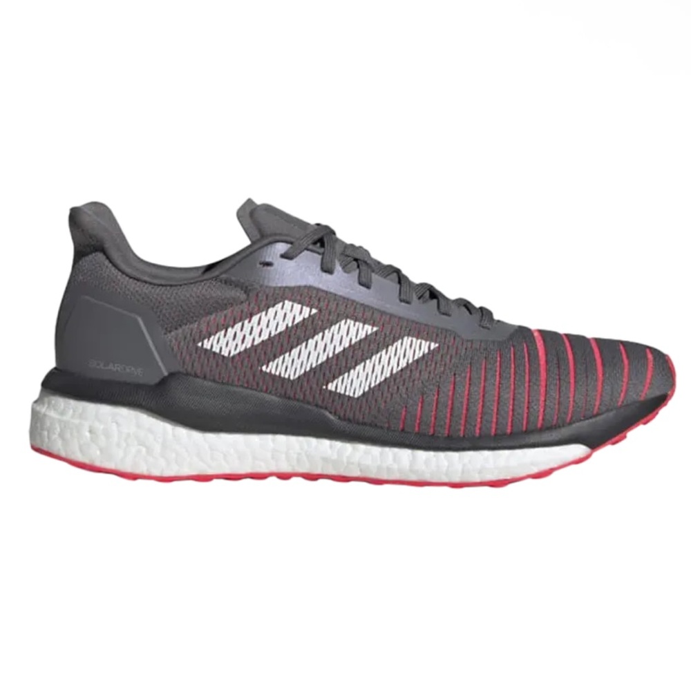 Adidas Solar Drive Grey Shock Red Mens Sneaker